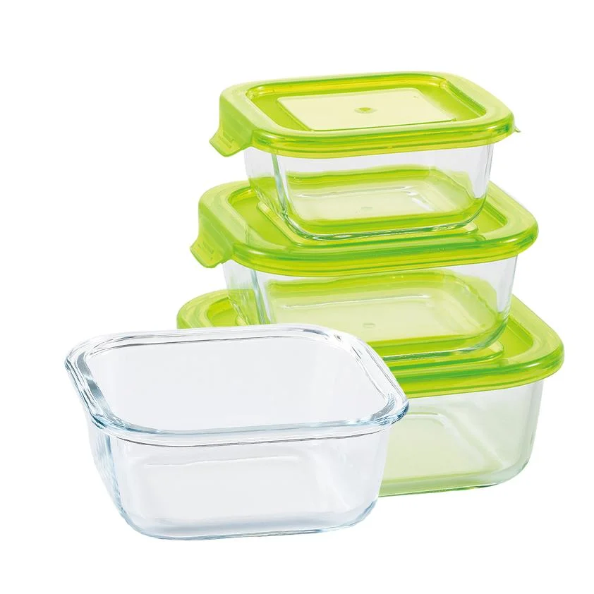 310ml Kitchen Lunch Box Microwave Glass Bowl Glass Crisper with Cover