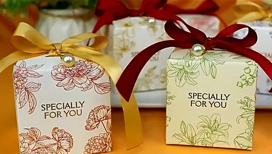 Kraft Treat Gift Paper Cardboard Boxes with Handles and Food-Grade Take out Bag for Party Favor Candy Goodie Picnic Snacks