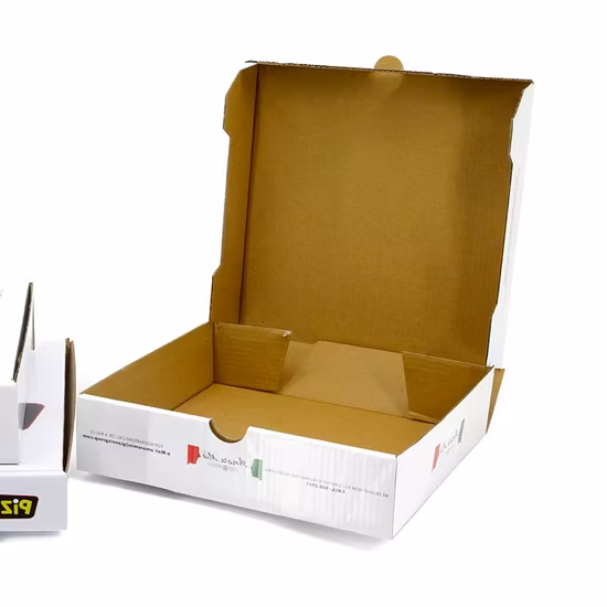 Carton ondulé expédition emballage alimentaire biscuits gâteaux collations boîte à pizza